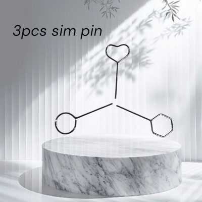 Picture of 3 pcs Sim Card Tray Pin Key Eject Round Remover Tool Needle Opener Ejector For Smartphone-D shop