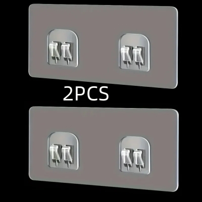 Picture of 2pcs Utility Hooks No-Drill Storage Baskets and Corner Hooks-D shop