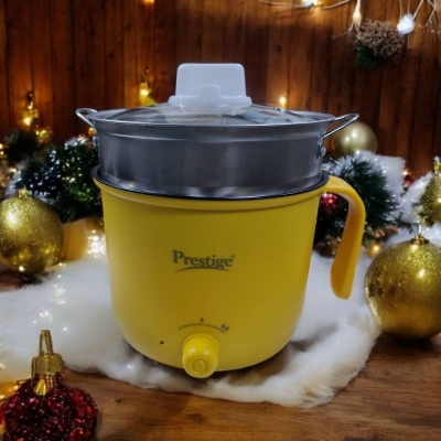 Picture of Prestige 2.1L Household Kitchen Electric Cooking Pot with Steamer_D Shop