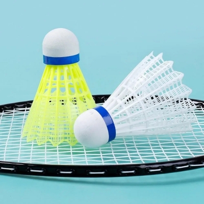 Picture of Gw-39 Golden wing Nylon Badminton Shuttlecocks with Great Stability Durability Indoor Outdoor Sports Training Balls-6 Pcs
