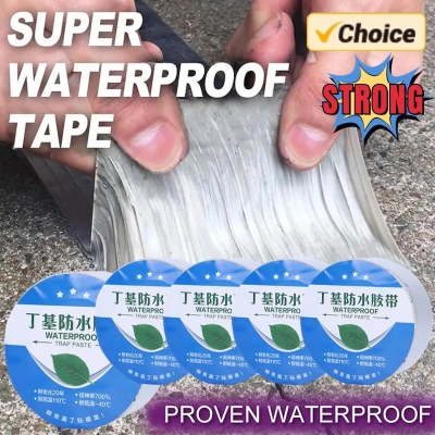 Picture of Waterproof Tape High Temperature Resistance Aluminum Foil Thicken Butyl Tape Wall Pool Roof Crack Duct Repair Sealed Self Tape