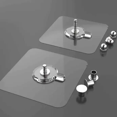 Picture of 5pcs Super Strong Adhesive Wall Hooks Maximum Hold for Kitchen Bathroom Damage Free Hanging Posters Shelves Nails Storage-D shop