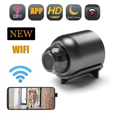 Picture of X5 Mini WiFi Camera Included Sound Detector App Control for Home Office Micro USB Baby Monitor Take Screenshots Record Videos_D Shop