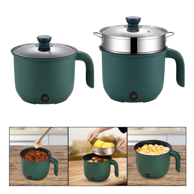 Picture of Electric Cooking Pot Multifunctional Nonstick Household Cooking Pot 1-2 Person ,Double Layer Hot Pot Electric Rice Cooker Machine_ D Shop