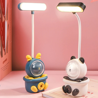 Picture of Cartoon LED Desk Lamp for Kids, Aste, Wireless, Dimmable Desk Lamp, Projection, Foldable Reading Lamp, Study Light-D Shop