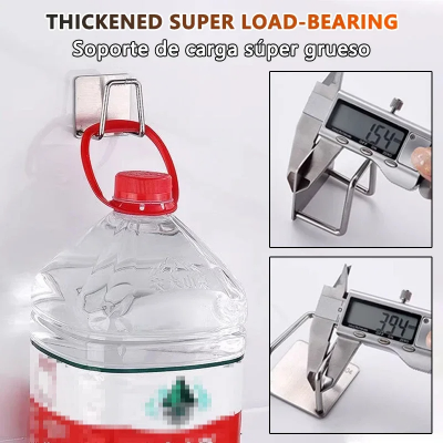 Picture of D Shop 1/2/4pcs Kitchen Sponges Holder Stainless Steel Sink Sponges Drain Self Adhesive Storage Holder Wall Hooks Kitchen Tool