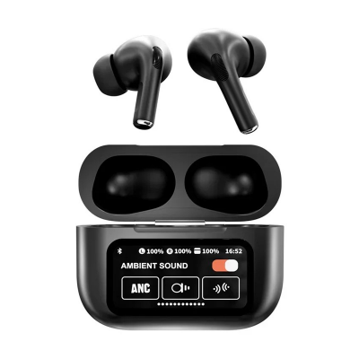 Picture of D Shop A9 pro Earphones TWS Wireless Bluetooth Headphones Touch Screen Bluetooth Earbuds Stereo Earbuds With Mic