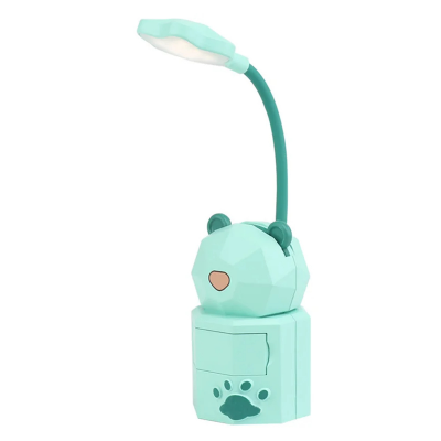 Picture of Book Lamp Rechargeable Bed Light Reading Light For Kids Mighty Bright Book Lights Kids Lamps for Bedrooms Girls,Kids Reading Light Cute Design USB Charging Warm Light 360 Degrees Gooseneck-D Shop