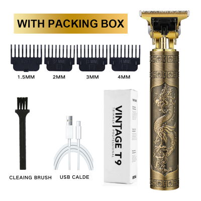 Picture of Vintage T9 Hair Machine Cutting Hair Trimmer Electric Hair Clippers Shaver Beard Trimmer Men Hair Cutting T Style Machine Rechargeable Hair Trimmer -  D Shop