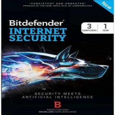 Picture of Bitdefender Internet Security & antivirus 3 user-3 PC (2020)