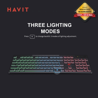 Picture of Havit KB275L USB Multi-Function Backlit Keyboard