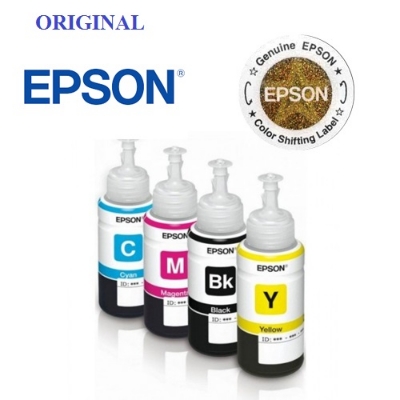 Picture of Epson 664 Ecotank Ink 70ML BLACK,CYAN,Magenta,YELLOW For Epson L130/L380 Printer (1Set - 4pcs)-(Made in Philippines)