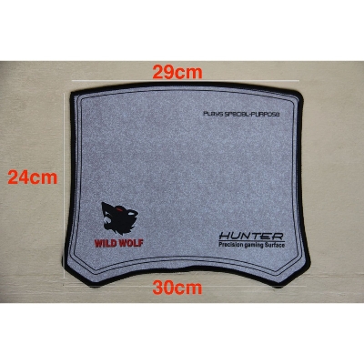 Picture of Wild Wolf Smooth Mouse Pad - Grey