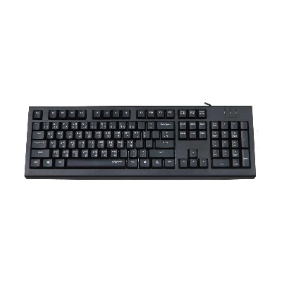 Picture of Rapoo NK1800 USB Optical Black Keyboard with Bangla