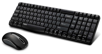 Picture of Rapoo X1800S Black Wireless Keyboard & Mouse Combo with Bangla