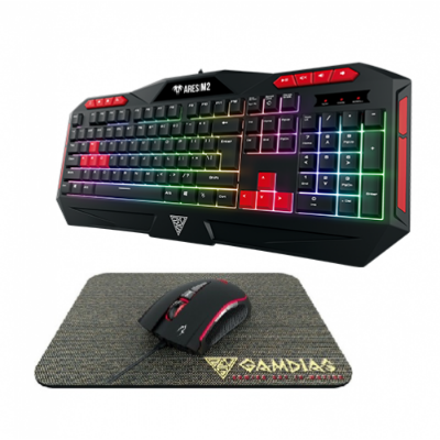 Picture of Gamdias ARES M2 Gaming Keyboard, Mouse and Mouse Mat Combo