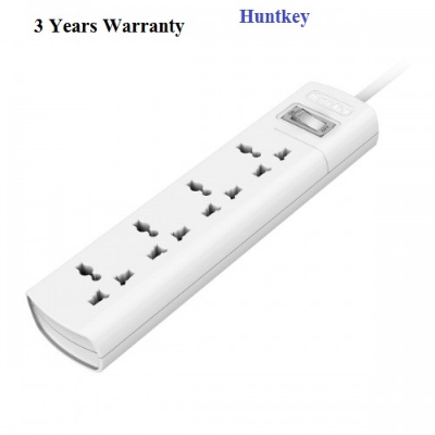 Picture of SZM401 One Switch Surge Protection Power Strip with Four Socket - White