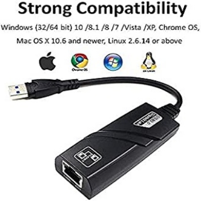Picture of USB Lan Card 10/100/1000mbps Gigabit usb 3.0 Ethernet Adapter