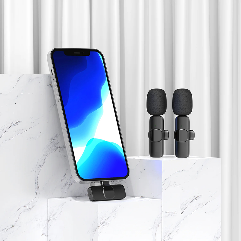 Picture of K8/k9/k35 Single microphone Wireless Lavalier Microphone Studio Gaming for Type-C PC Computer Professioanl Lapel Mic Live Broadcast Mobile Phone