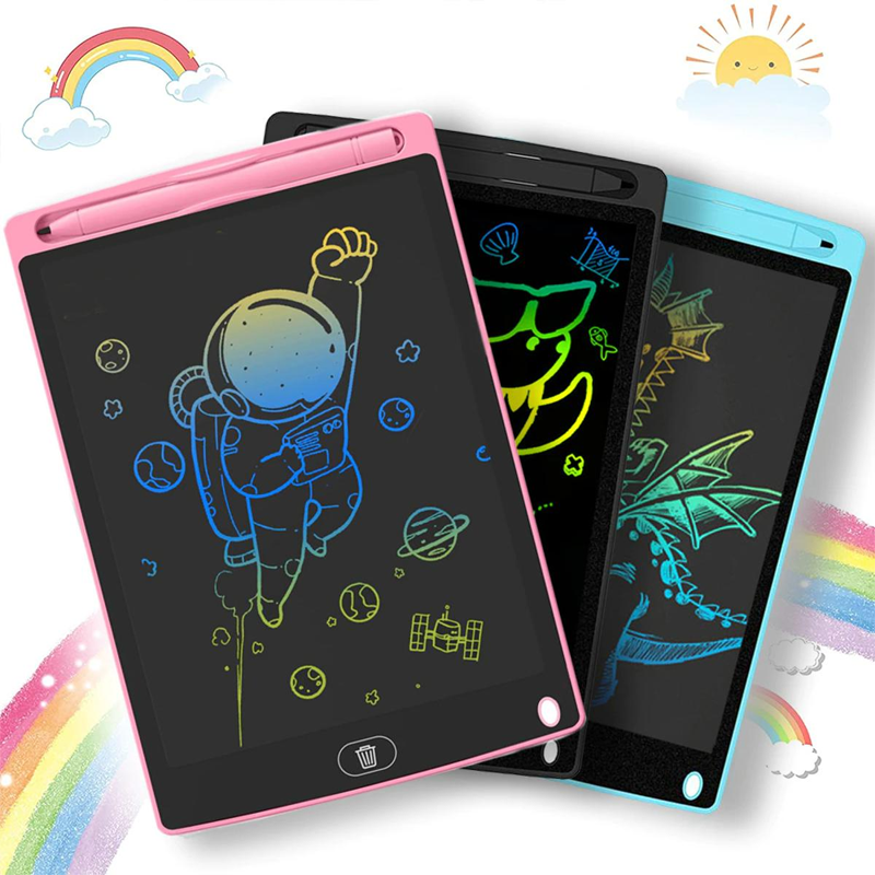 Picture of 12 Inch LCD Writing Tablet Drawing Board Kids Graffiti Sketchpad Toys Handwriting Blackboard Magic Drawing Boards Toy Gift