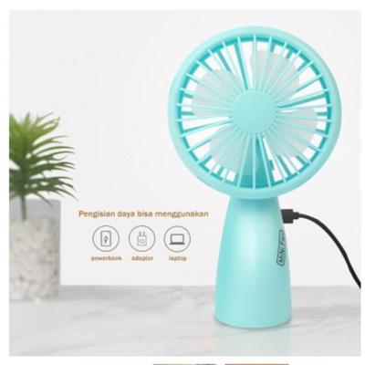 Picture of Mini USB Rechargeable Portable LED Lighting Fan