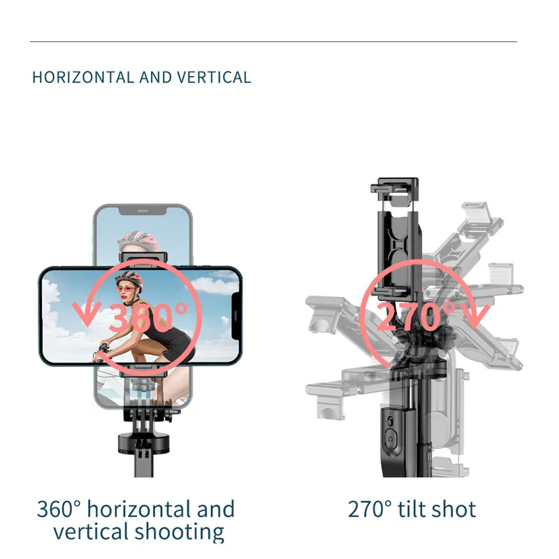 Picture of K28 Long Wireless Selfie Stick Tripod Stand Foldable Monopod With Remote shutter For Smartphones TIKTOK Shooting Live