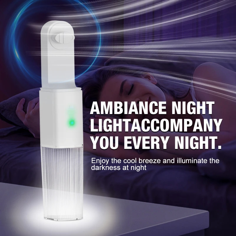 Picture of Pocket Fan With Troch Light Rechargeable Powerful Fan Foldable wing with Torch and Flashlight-D shop