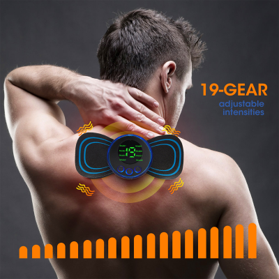Picture of Neck Rechargeable Massager Electric Neck Massage EMS Cervical Vertebra Massage Patch for Muscle Pain Relief,Support Dropshipping