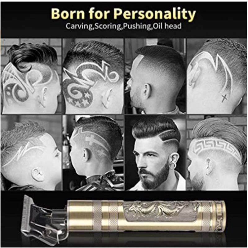 Picture of Electric Hair Clippers Shaver Beard Trimmer Men Hair Cutting T Style Machine Rechargeable Hair Trimmer