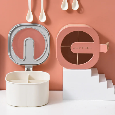 Picture of 1/2/3pcs Spice Box Household Kitchen Utensils Storage Box Seasoning Jar MSG Sugar Salt Jar Seasoning Jar Combination Set