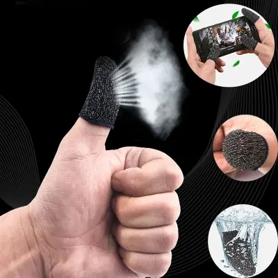 Picture of 5 pair (10 pcs)Gaming Finger Sleeve Game Controller Sweatproof Gloves Breathable Fingertips For Mobile Games Touch Screen Finger Cots Cove