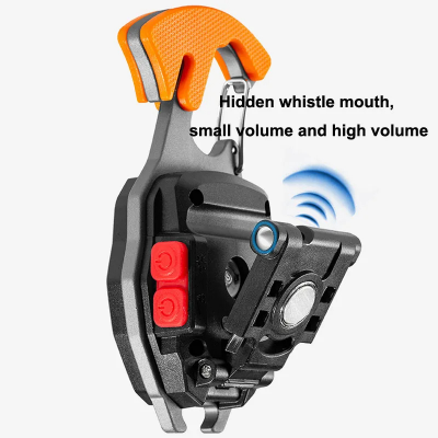 Picture of Multi-function COB LED Flashlight Outdoor USB Keychain Light Hook Strong Magnet Screwdriver Hammer Emergency Lamp Lamp for Campi
