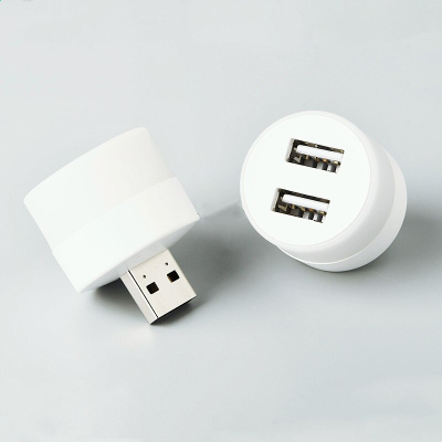 Picture of USB Mini Light Plug And Play Usb Gadgets Hub 2Ports Gift ,Small Book Lamps LED Eye Protection Reading Desk Lighting For Computer