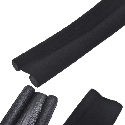 Picture of Windproof Seal Strip Draught Excluder Stopper Door Bottom Guard Double Protector Doorstop Dust-proof Blocker Sealer Soundproof