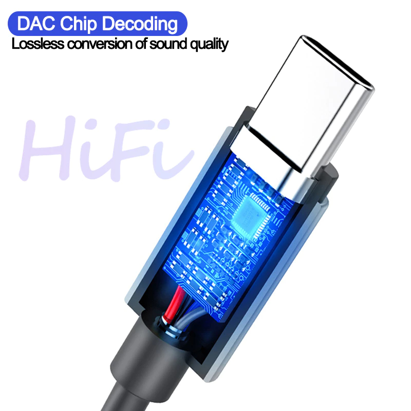 Picture of SAMSUNG Type C 3.5 Jack Earphone Cable USB C to 3.5mm AUX Headhones Adapter For SAMSUNG Galaxy Note 10 Plus 10+ A90 A80 A6/Samsung Type - C to 3.5mm Headphone Adapter