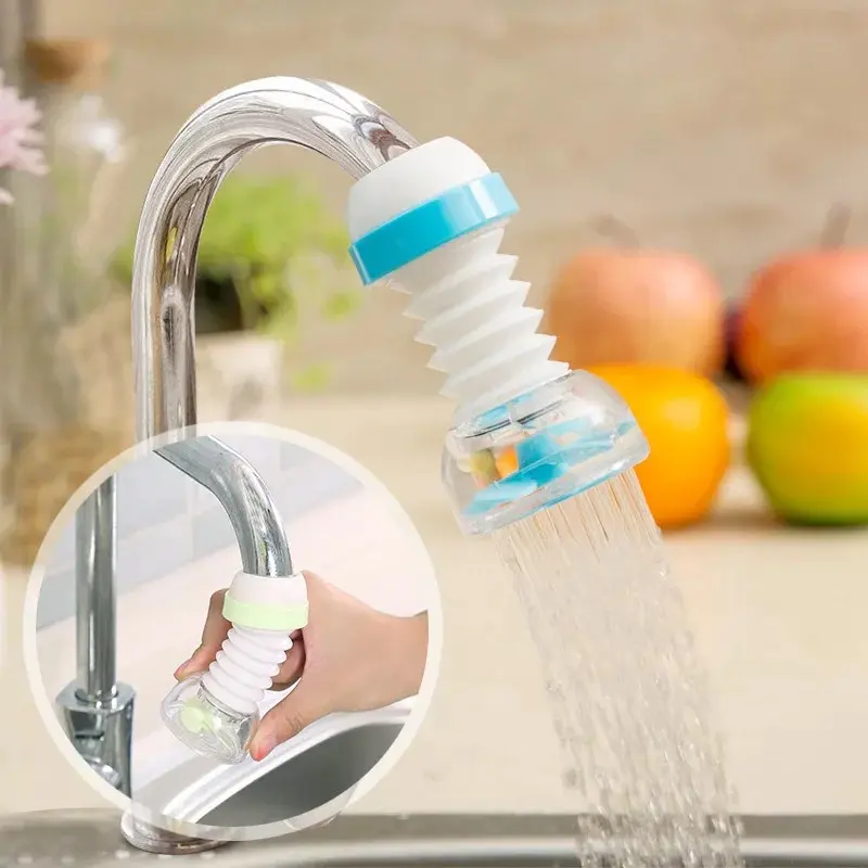 Picture of 360 Rotation Kitchen Sink Faucet Extender Spouts Sprayers Shower Tap Water Purifier Bubbler Water Saving Filter-D Shop