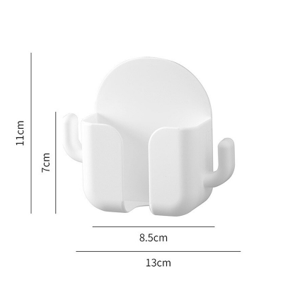 Picture of Multi-function Wall Mounted Organizer Holder, Storage Box, Remote Control, Mobile Phone Plug, Home Charging Shelf