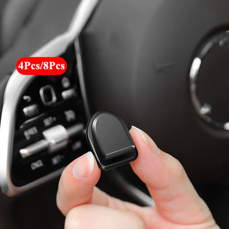 Picture of 5(pcs) Car Hook Organizer Storage for USB Cable Headphone Key Storage Self Adhesive Wall Hook Hanger Auto Fastener Clip Stuff