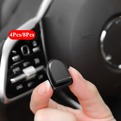 Picture of 5(pcs) Car Hook Organizer Storage for USB Cable Headphone Key Storage Self Adhesive Wall Hook Hanger Auto Fastener Clip Stuff