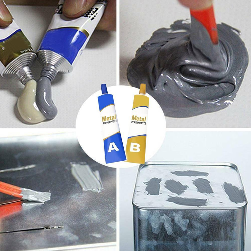 Picture of Metal Repair Paste Metal Cold Welding Industrial Glue DIY Home Repair Heat Resistance Permanent Quick-drying Soldering Glue 50g