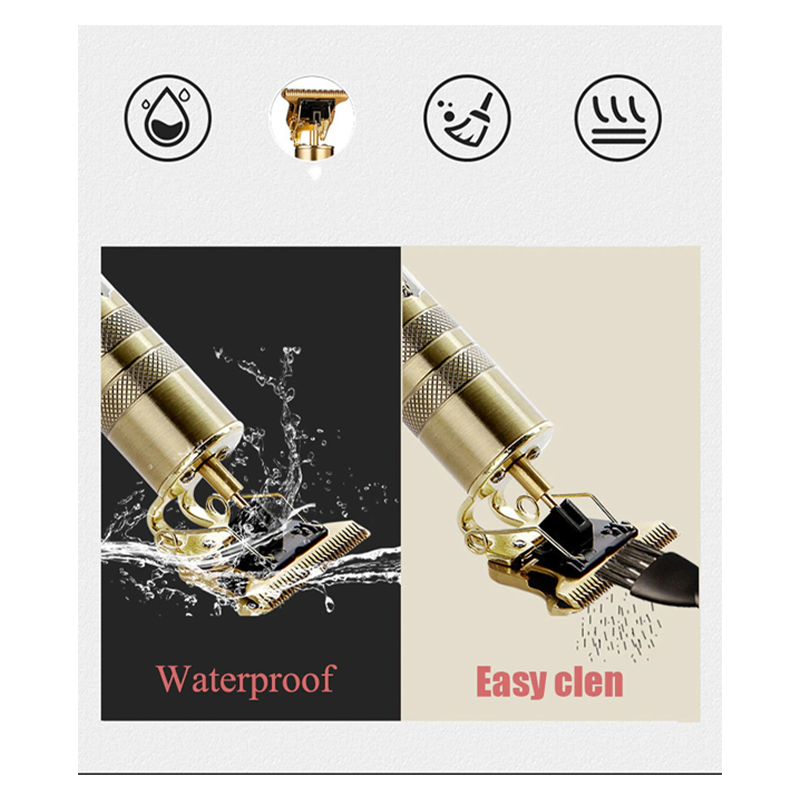 Picture of Vintage T9 Hair Cutting Machine Hair Trimmer Electric Hair Clippers Shaver Beard Trimmer Men Hair Cutting T Style Machine Rechargeable Hair Trimmer - Trimmer