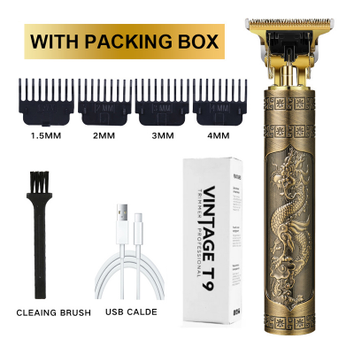 Picture of Vintage T9 Hair Cutting Machine Hair Trimmer Electric Hair Clippers Shaver Beard Trimmer Men Hair Cutting T Style Machine Rechargeable Hair Trimmer - Trimmer