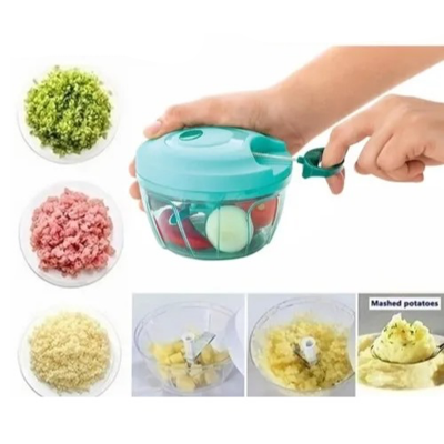 Picture of Simplify Food Preparation With 
The Anjani Brand Large Handy And Compact Chopper, Featuring Stainless Steel Blades For Efficient Chopping