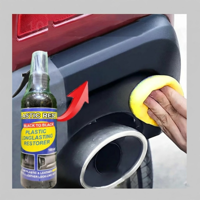 Picture of Car Plastic Restorer Coating Agent Auto
 Plastic Rubber Exterior Repair Clean Refresh Restoration Agent Black Shine Seal