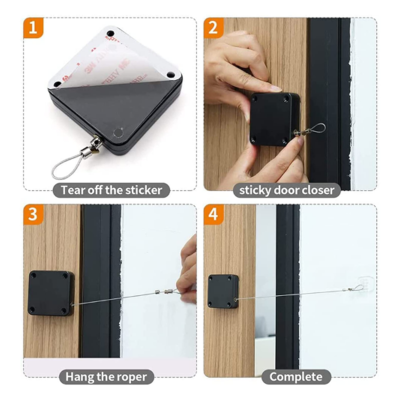 Picture of Automatic Door Closer Punch-Free 
Automatic Door Closers 500G 