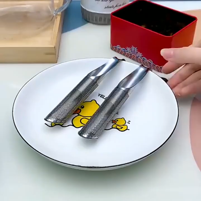 Picture of Kitchen Accessories new Tea Strainer
 Amazing Stainless Steel Infuser Pipe Design Touch Feel Holder Tool Tea Spoon Infuser Filter-Tea Making Accessories 