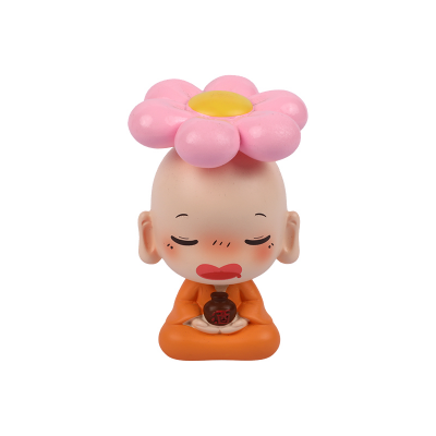 Picture of Little Monk DIY Decorative Figurine – Car Dashboard & Desktop Ornament Set