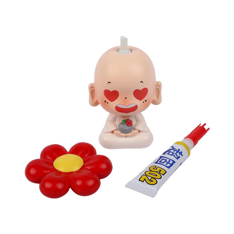 Picture of Little Monk DIY Decorative Figurine – Car Dashboard & Desktop Ornament Set