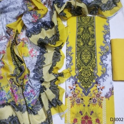 Picture of Premium Quality  Digital Print Three Piece 