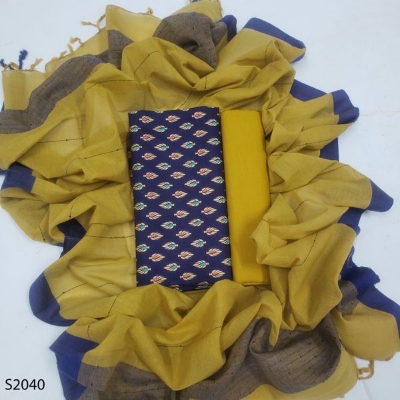 Picture of Premium  Quality Unstitch 3 Pieces